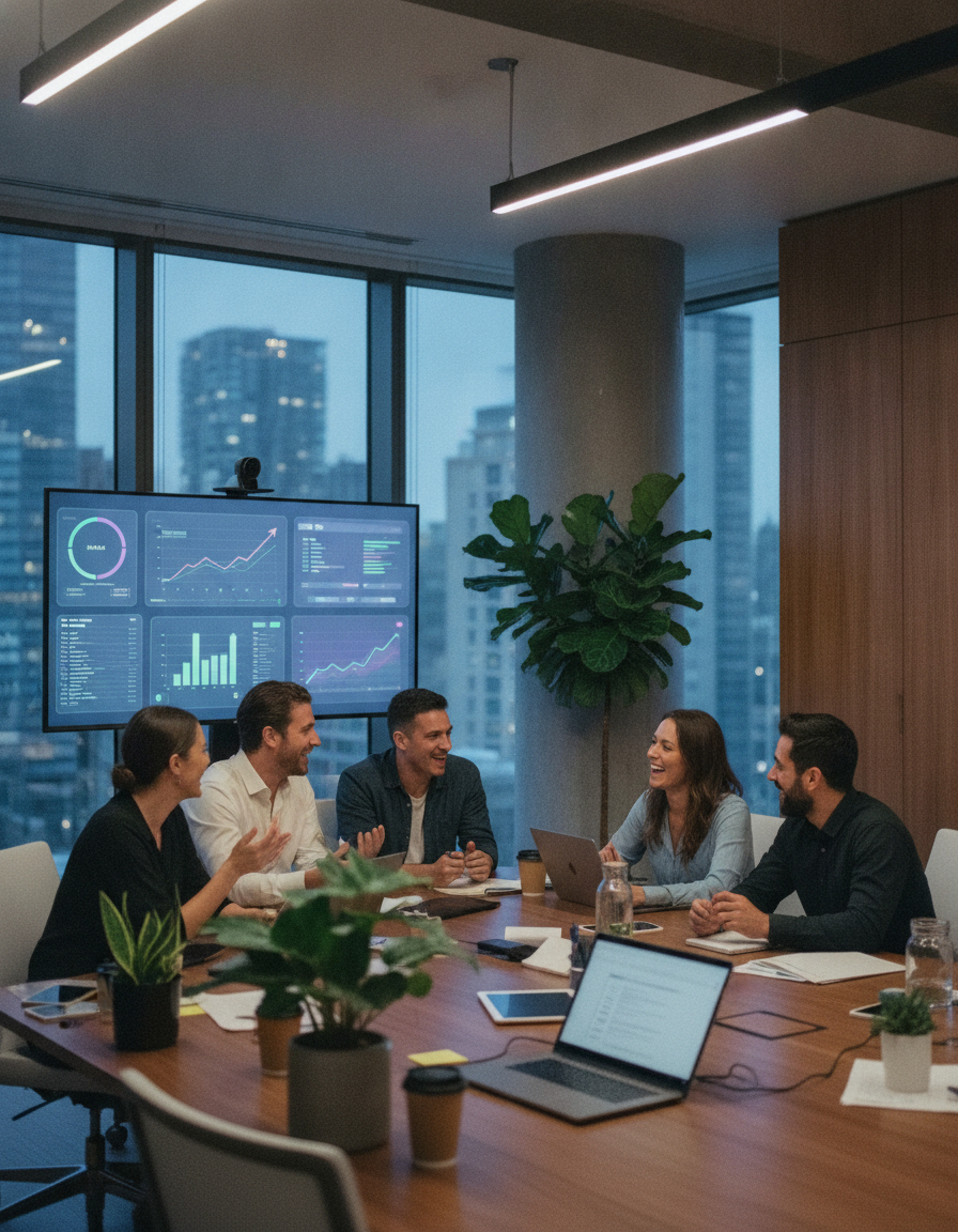 L'équipe seoshake qui pilote l'acquisition et la visibilité de ses clients